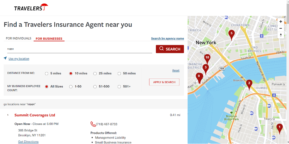 Travelers insurance quote