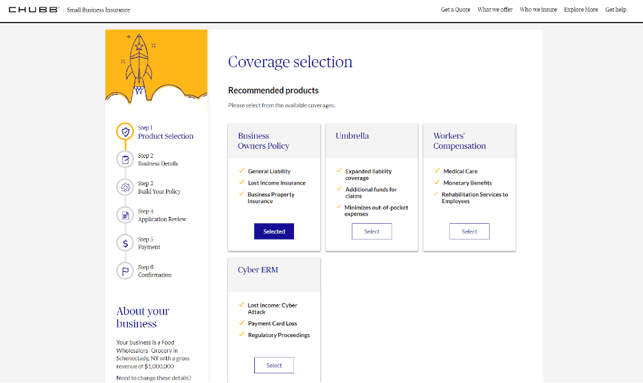 Chubb insurance coverage