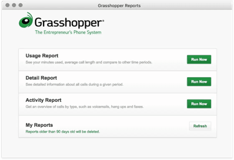 Grasshopper reports