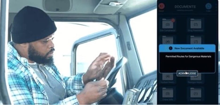 Teletrac Navman driver app