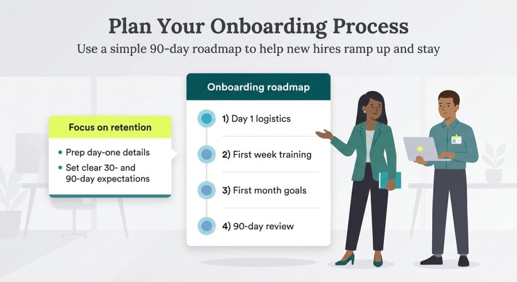 Plan onboaring process graphic