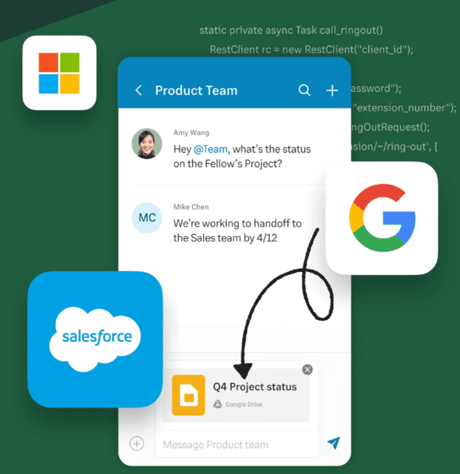 Ringcentral messaging suite