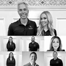 We Bought a Franchise podcast cover featuring photos of hosts Jack and Jill Johnson and team members.