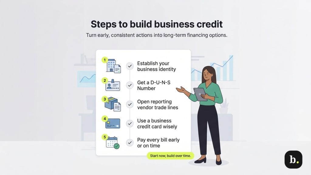 steps to build business credit