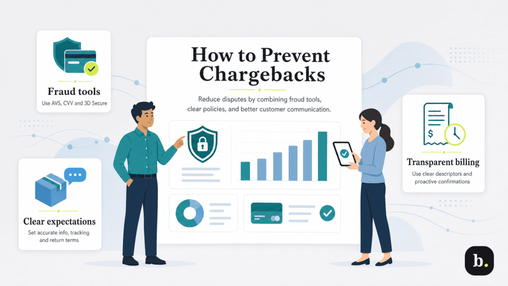 Preventing chargebacks graphic