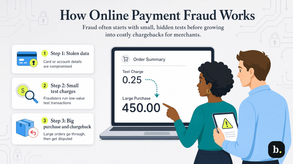 how online payment fraud works