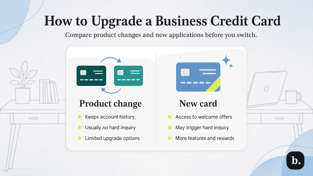 how to upgrade a business credit card