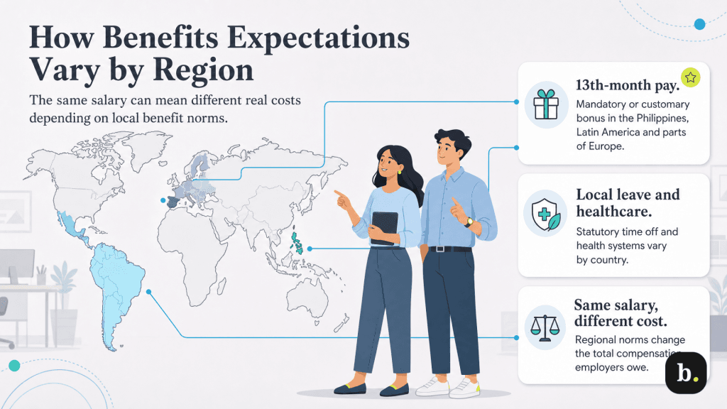 benefits of expectations by region