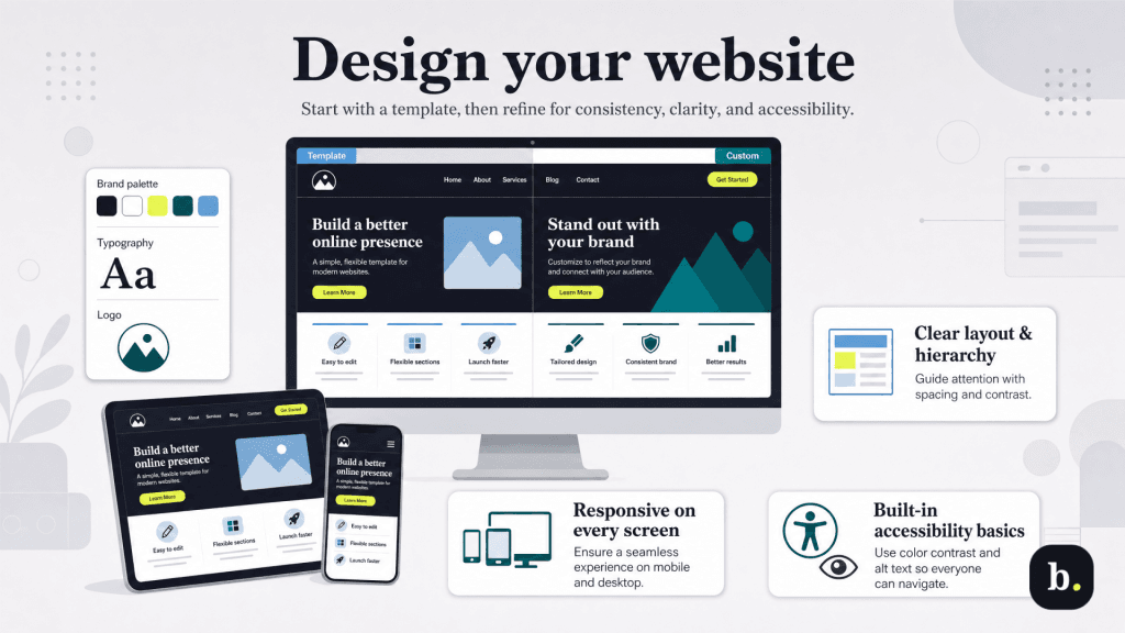 design your website graphic