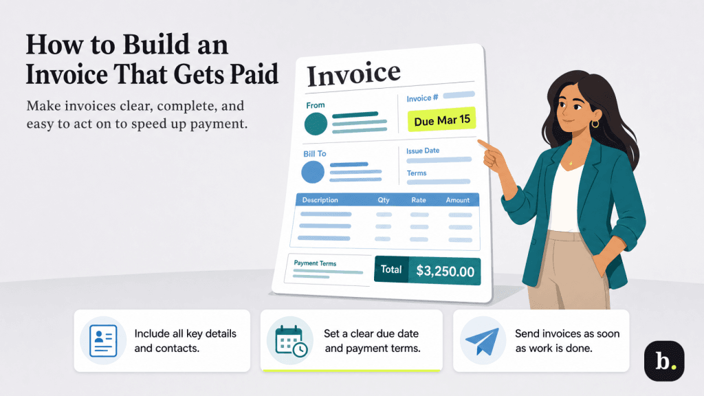 how to build an invoice