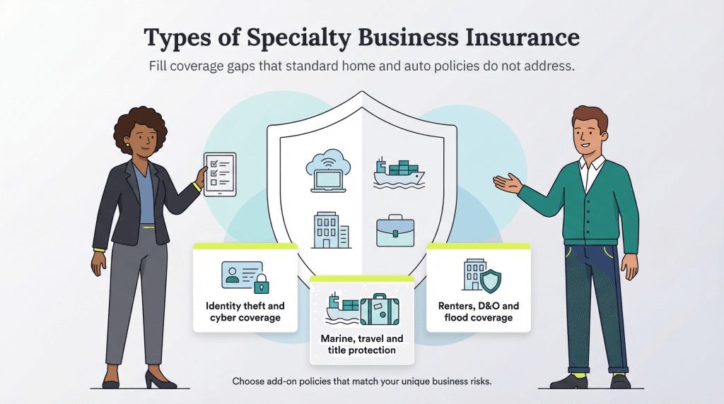 specialty insurance types