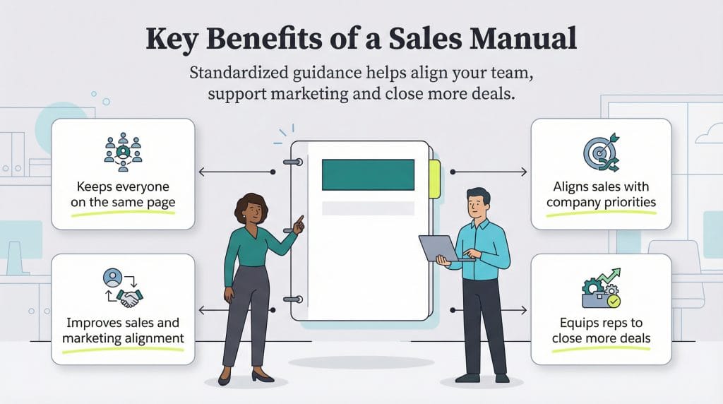 sales manual benefits