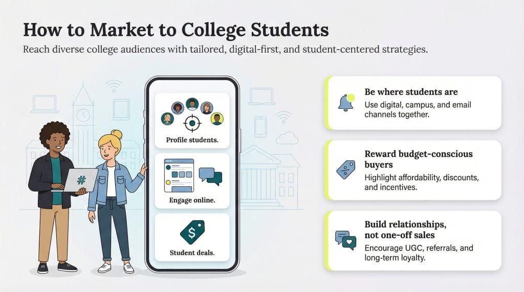how to market to college students