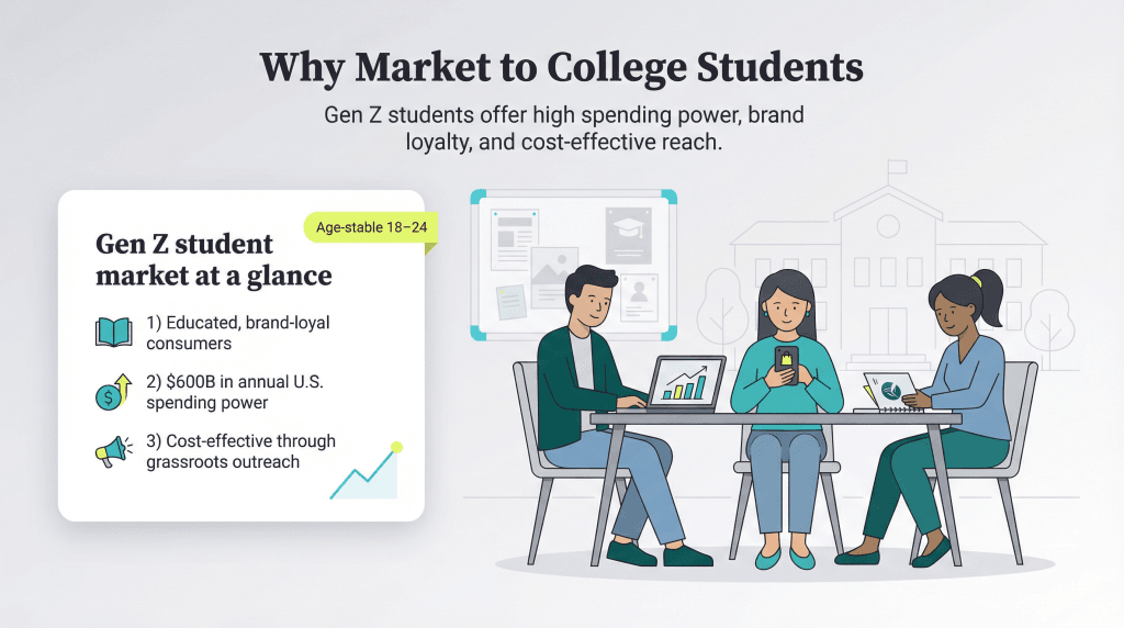 why market to college students
