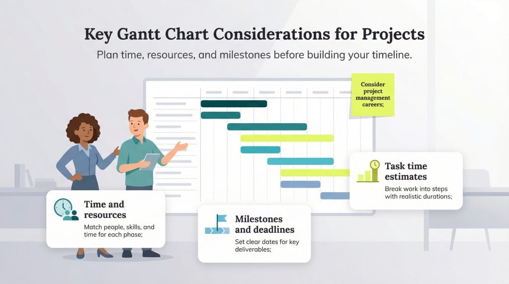 Gantt chart planning