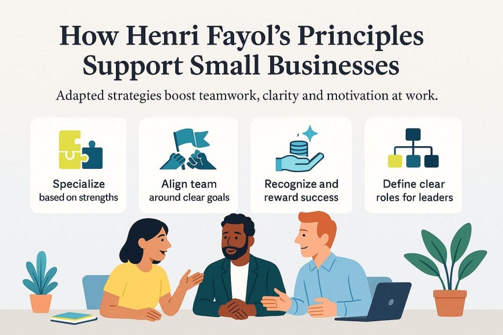 Henri Fayol principles of support