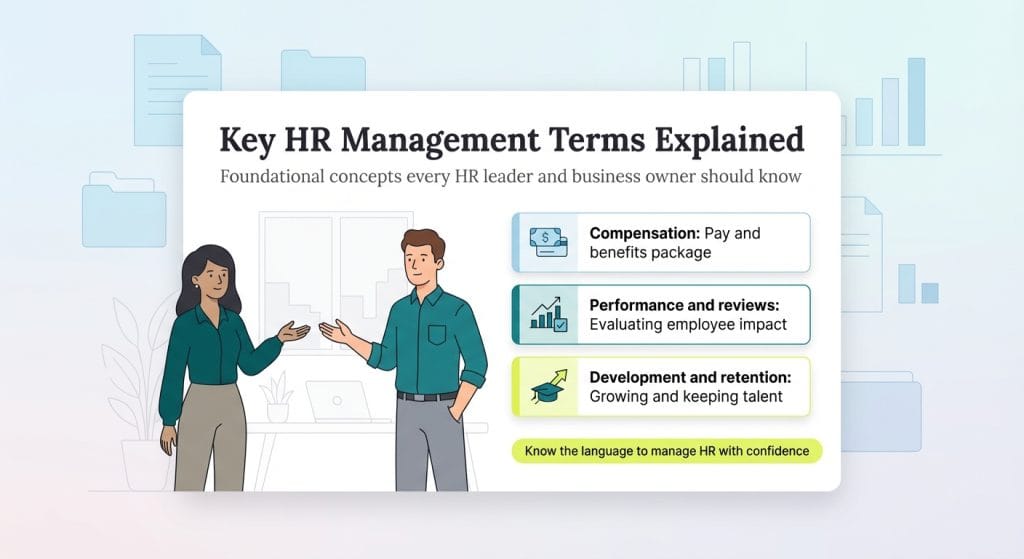 Key HR terms graphic