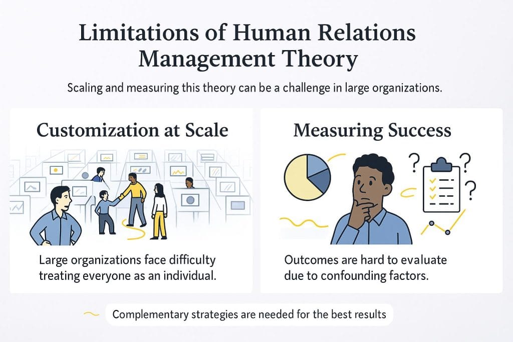 Limitations of human relations management theory