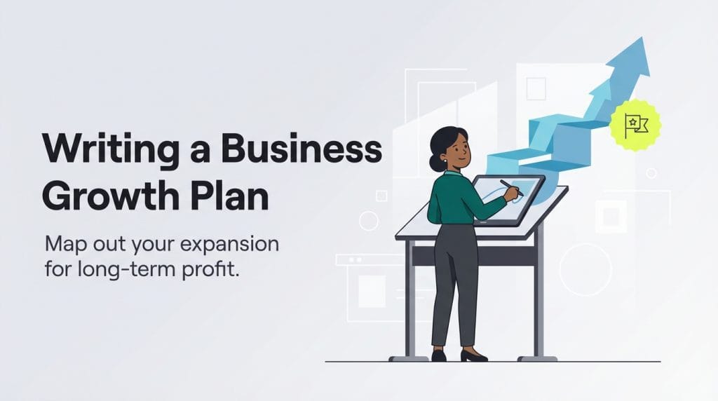 business growth plan graphic