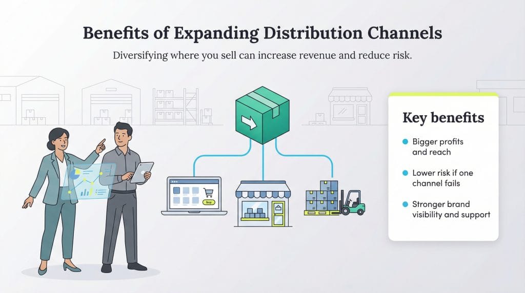 distrubution channel benefits