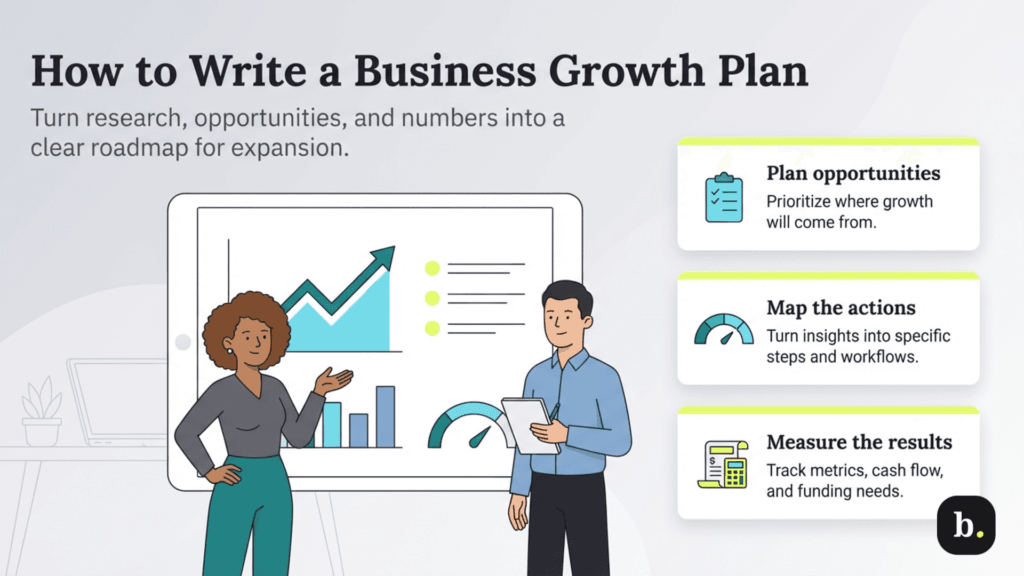writing a busines growth plan