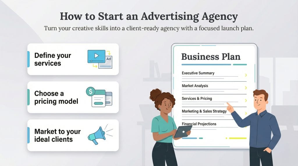 how to start an ad agency