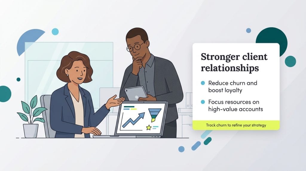 Account management graphic