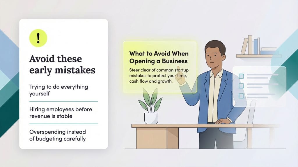 business startup mistakes