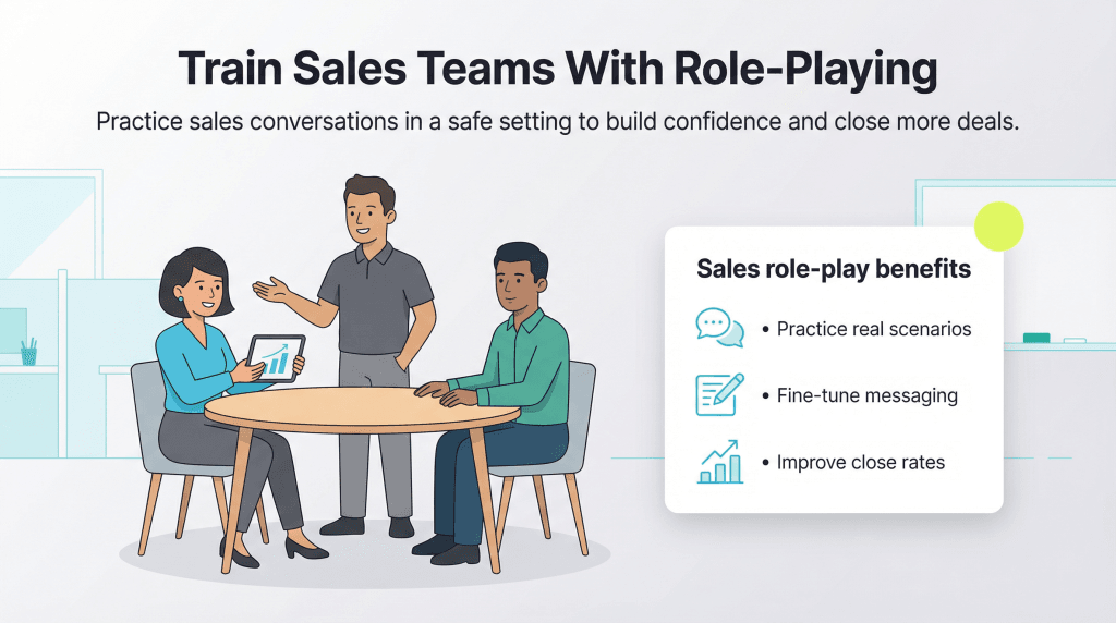 sales team role playing
