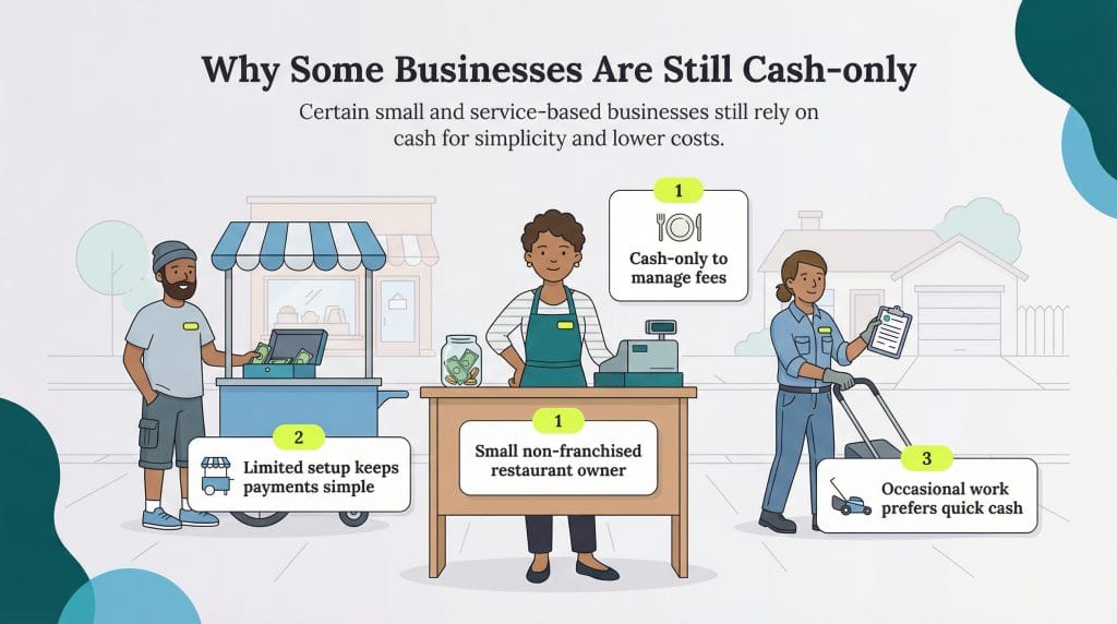 why businesses are cash only