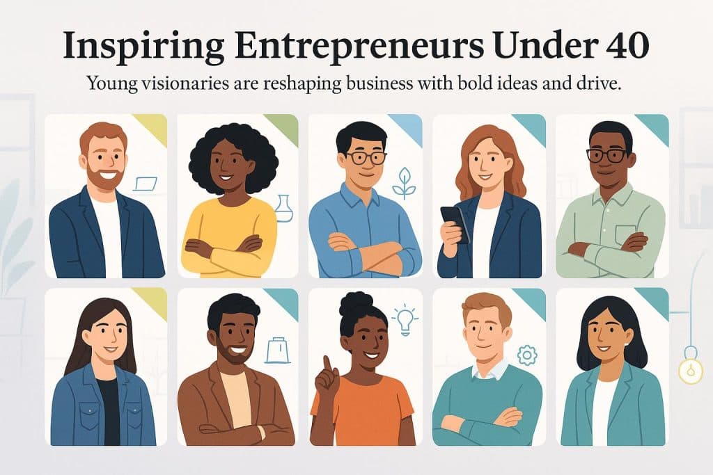 Inspiring entrepreneurs graphic