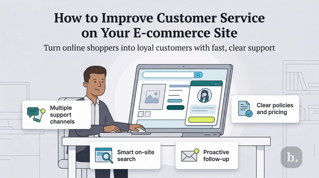 how to improve customer service on your e-commerce site