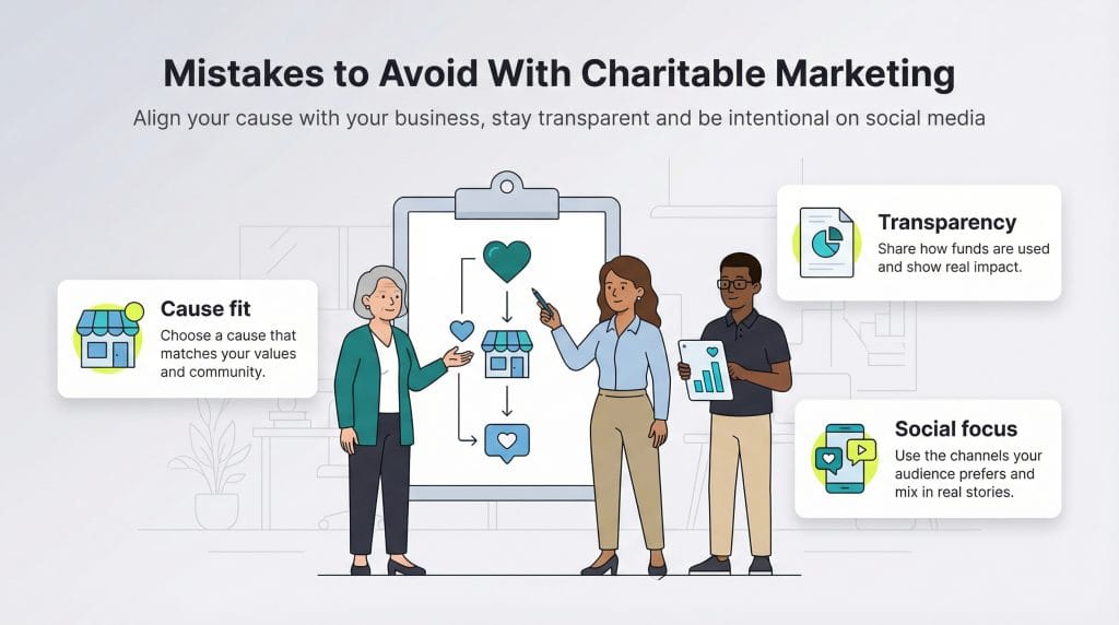 charitable marketing mistakes