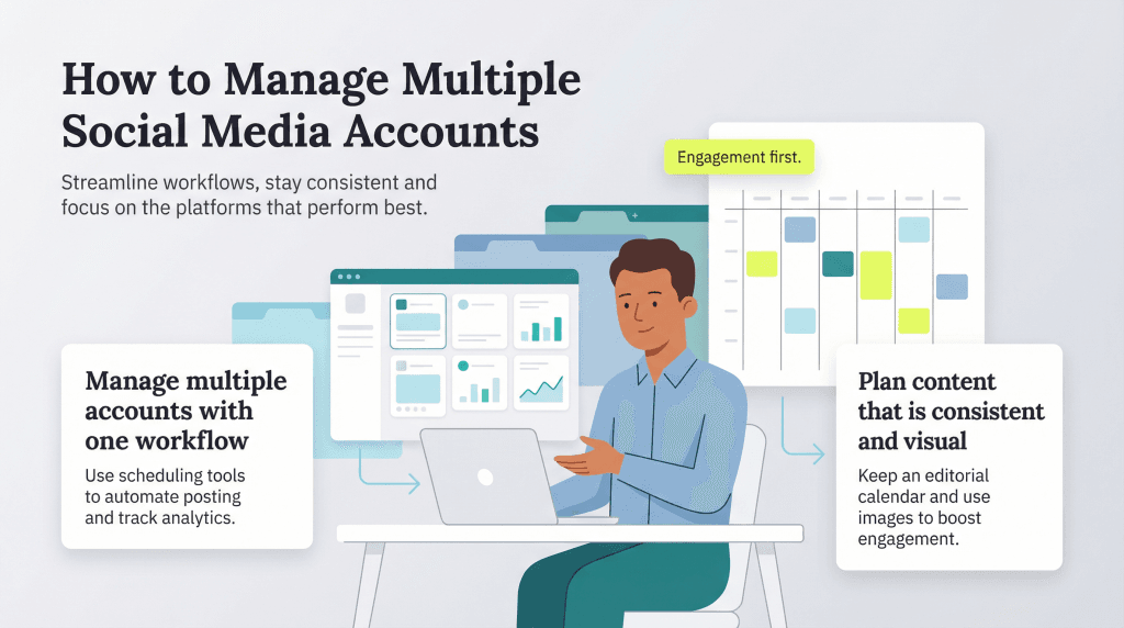 how to manage multiple social media accounts