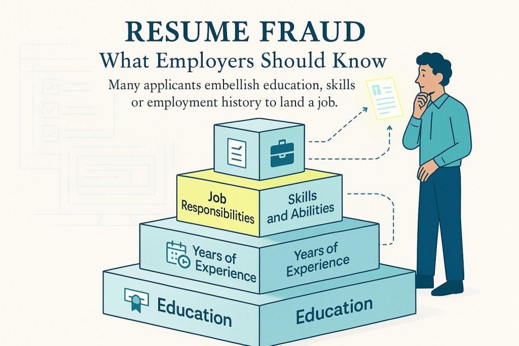 What is resume fraud graphics