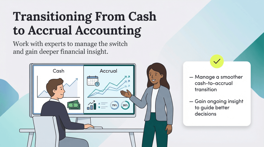 transition from cash to accrual