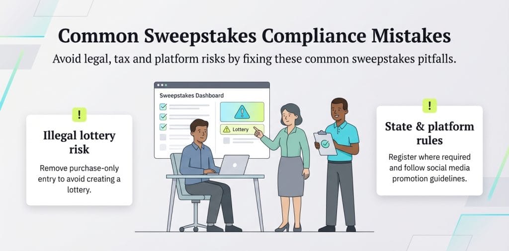 sweepstakes mistakes