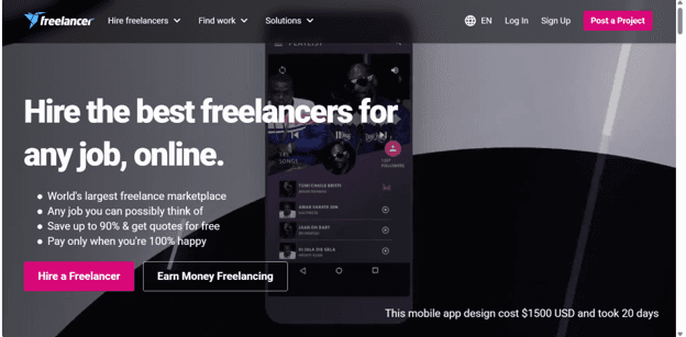 freelancer website