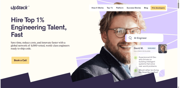 upstack homepage