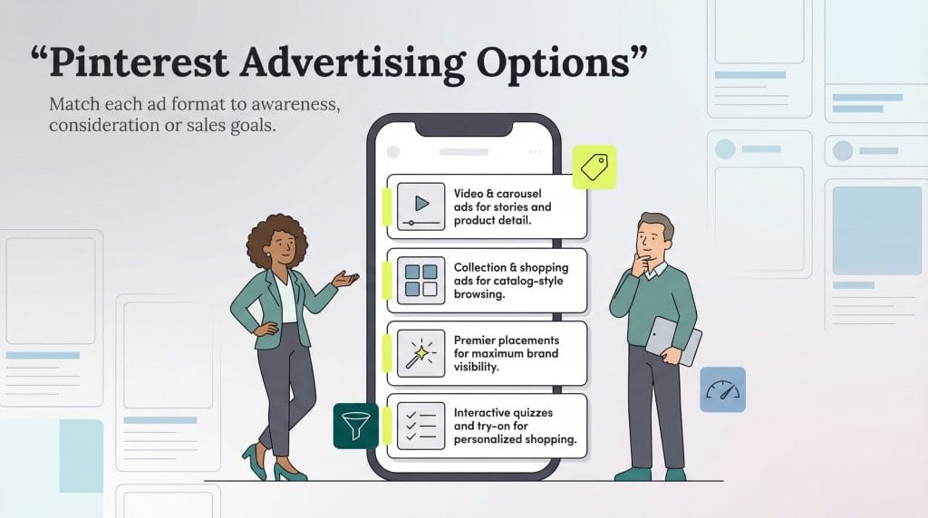 pinterest advertising graphic