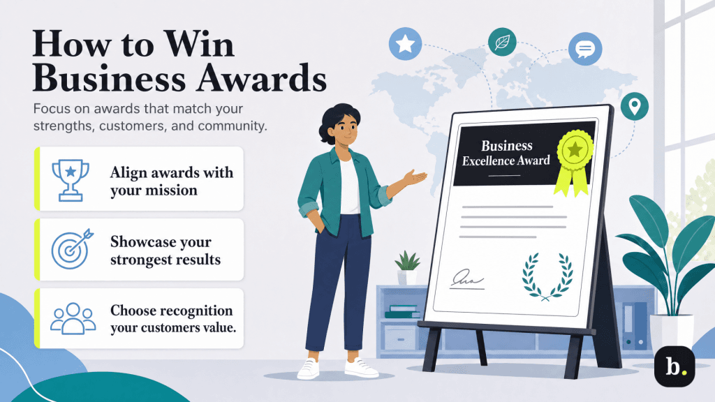 how to win awards for your business