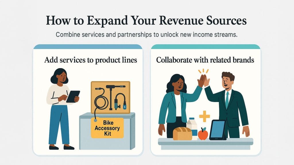 Expand revenue sources graphic