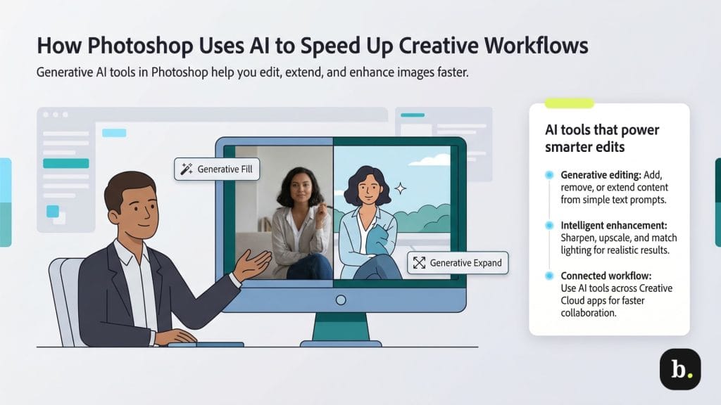 graphic about AI and photoshop