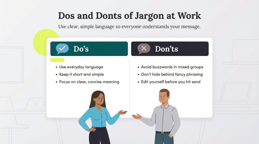 workplace jargon dos and don'ts