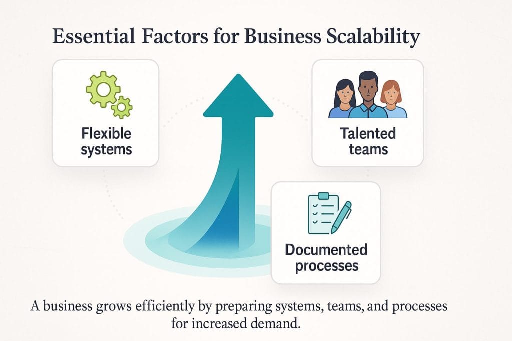graphic of essential business factors