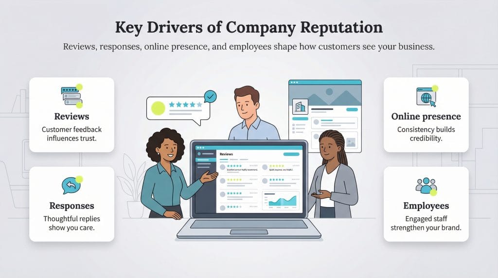 key drives of company reputation