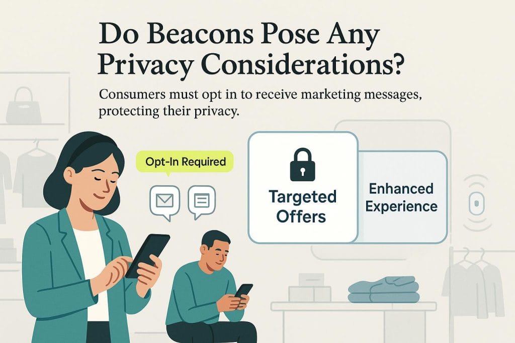 Beacons and privacy considerations graphic