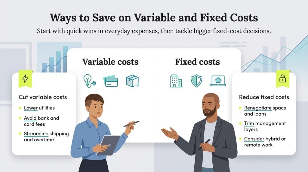 how to save on variable costs