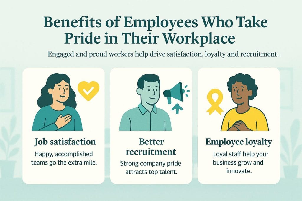 Benefits of employee pride in the workplace