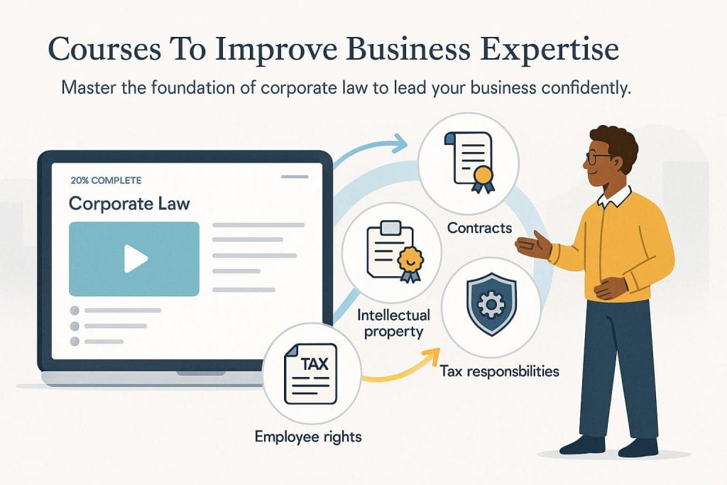 Business expertise course graphic